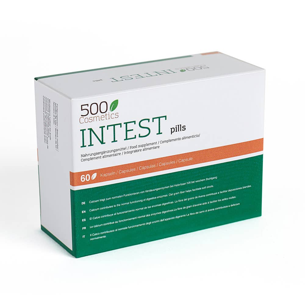 500Cosmetics Intest Pills · zur Vorbeugung und Vermeidung von Hämorrhoiden