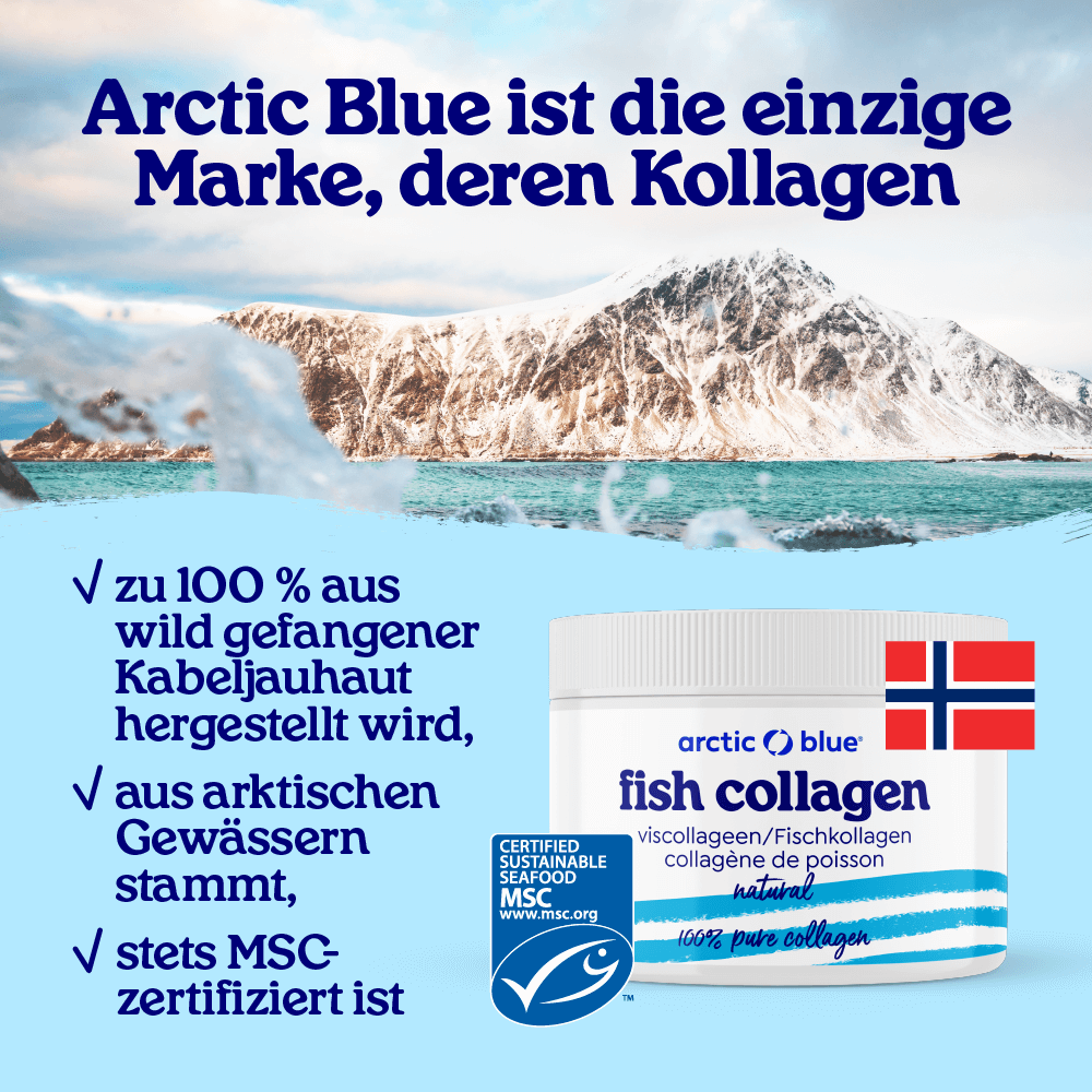 Arctic Blue Natürliches Fischkollagenpulver · MSC (150 g) – Bild 2