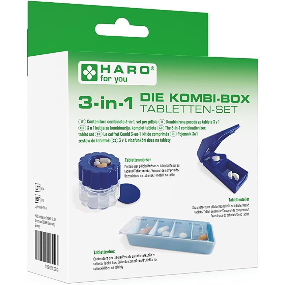 Haro 3-in-1 Die Kombi-Box Tabletten Set