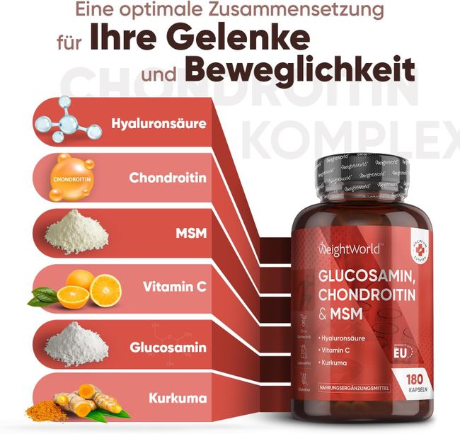 WeightWorld Glucosamin Chondroitin & MSM – Bild 3