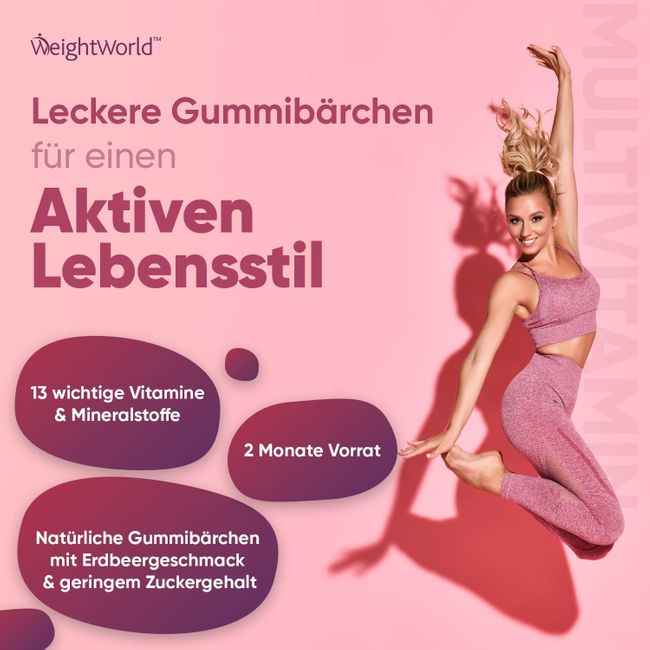WeightWorld Multivitamin Gummibärchen · 120 Stück – Bild 5
