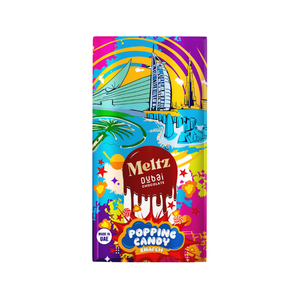 Meltz Dubai Schokolade – Popping Candy & Knafeh (75 g) - Bestseller