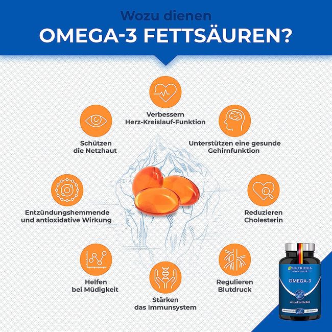 Nutrimea Omega 3 60 Kapseln – Bild 2