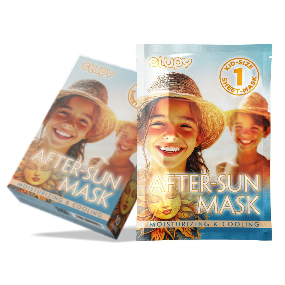 Clupy After-Sun Maske für Kinder · 10 Stück