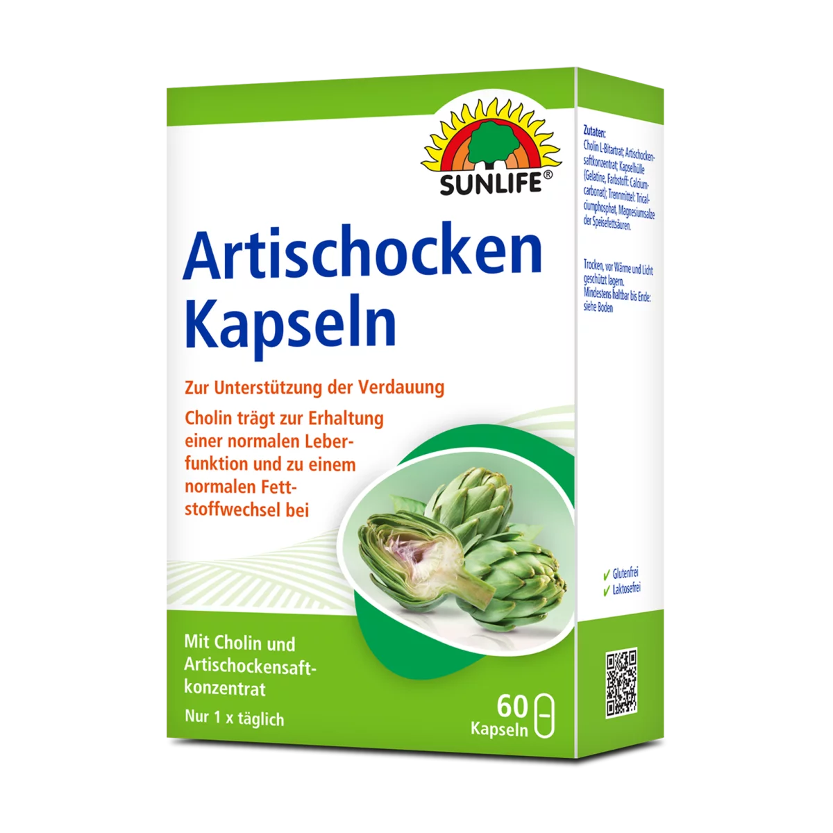 Sunlife Artischocken Kapseln · Für eine gesunde Verdauung und Leber