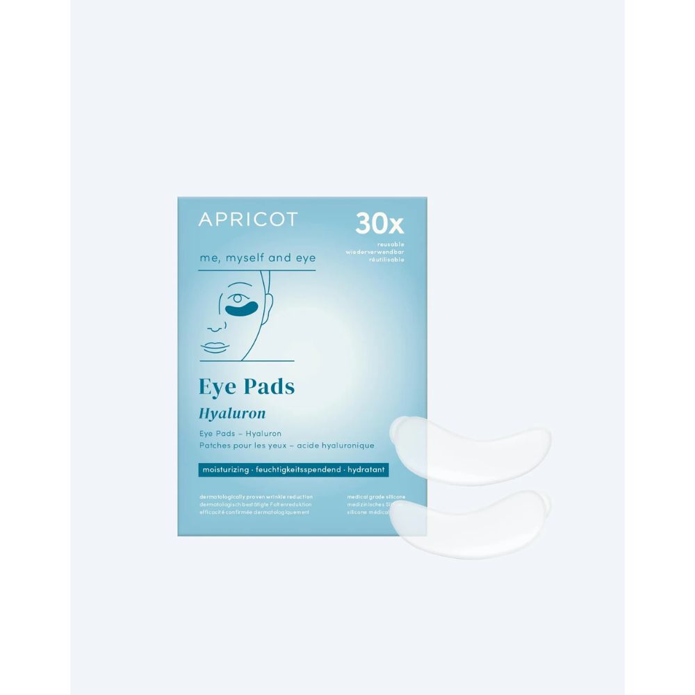 APRICOT Wiederverwendbare Augen Pads mit Hyaluron · 30x wiederverwendbar