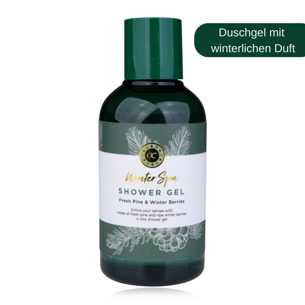 Accentra Badeset Winter Spa in Holzbox mit Duschgel, Seife & Badebürste – Bild 2
