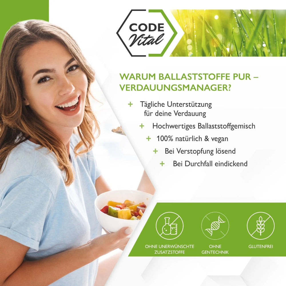 Code Vital Ballaststoffe PUR · Verdauungsmanager – Bild 2