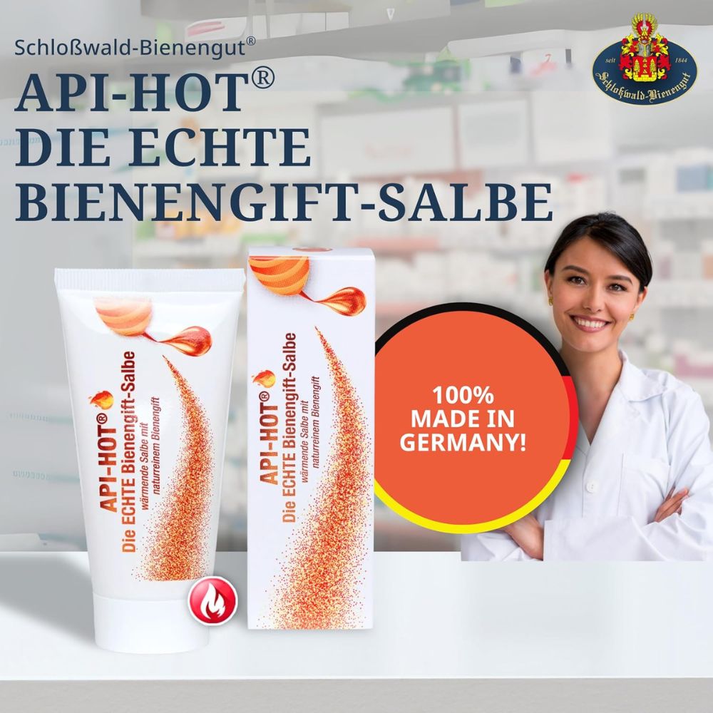 Schloßwald-Bienengut Die ECHTE Bienengift-Salbe API-HOT® · 50ml – Bild 6