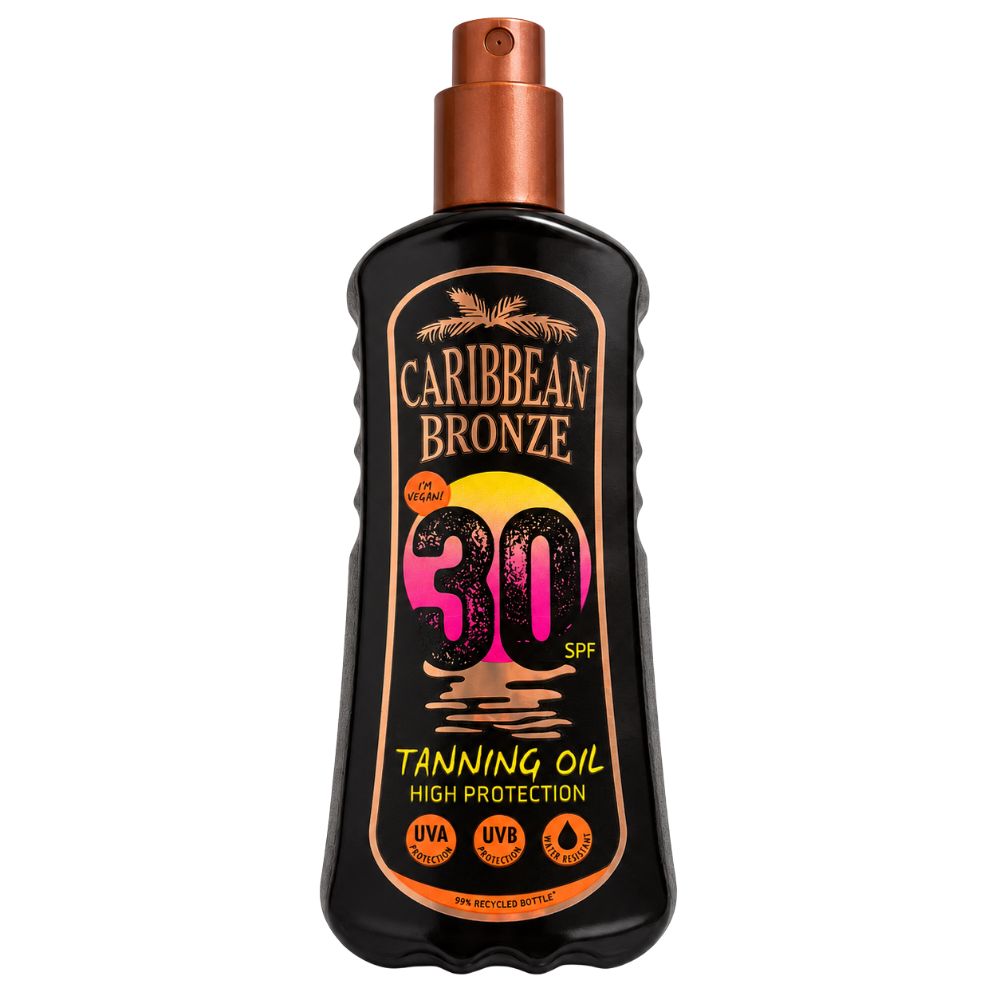 Caribbean Bronze Bräunungsöl Spray LSF 30 High Protection · 200 ml