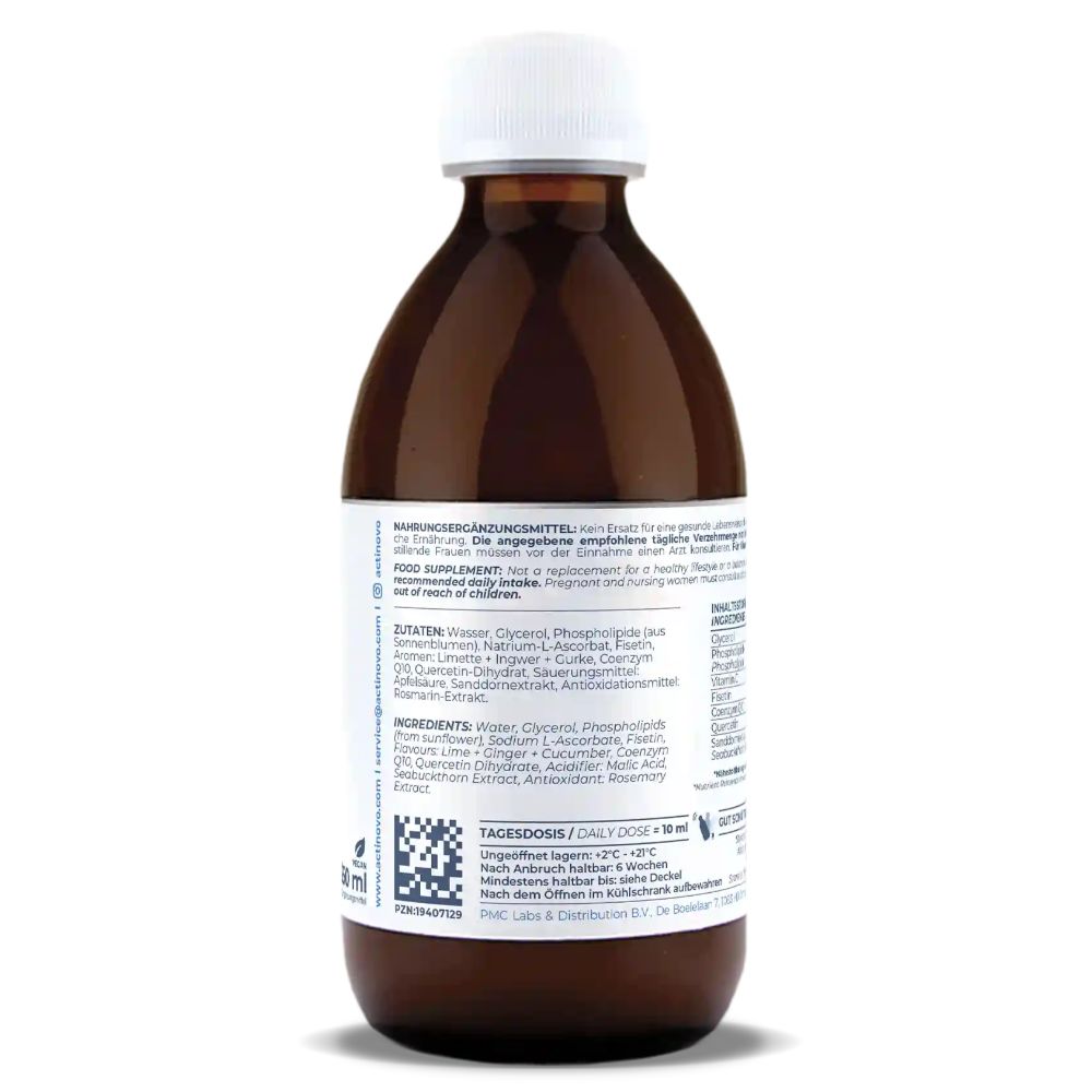 ActiNovo Cell Recovery Liposomal aus Quercetin, Fisetin und Coenzym Q10 · 250ml – Bild 2