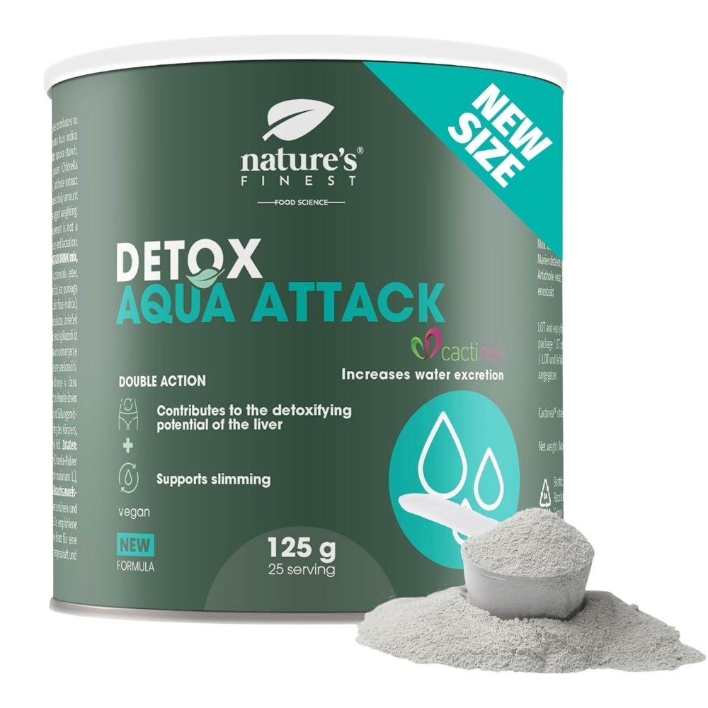 Nature's Finest Detox Aqua Attack für Entwässerung und Abnehmen