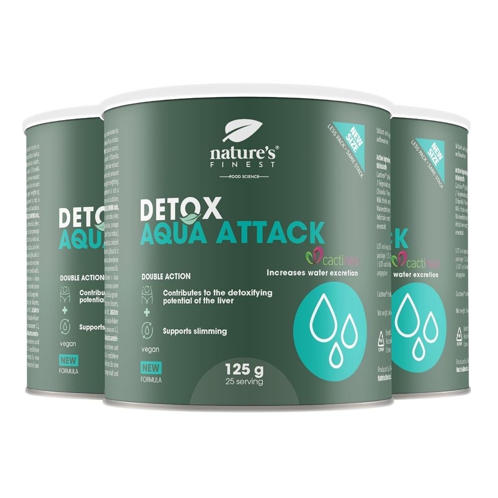 Nature's Finest I Detox Aqua Attack für Entwässerung und Abnehmen