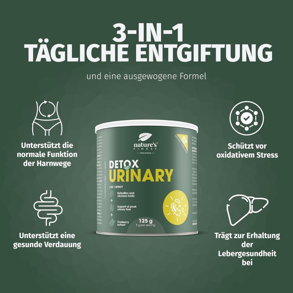 Nature's Finest Detox Urinary für entgiftung von Harnwege – Bild 2