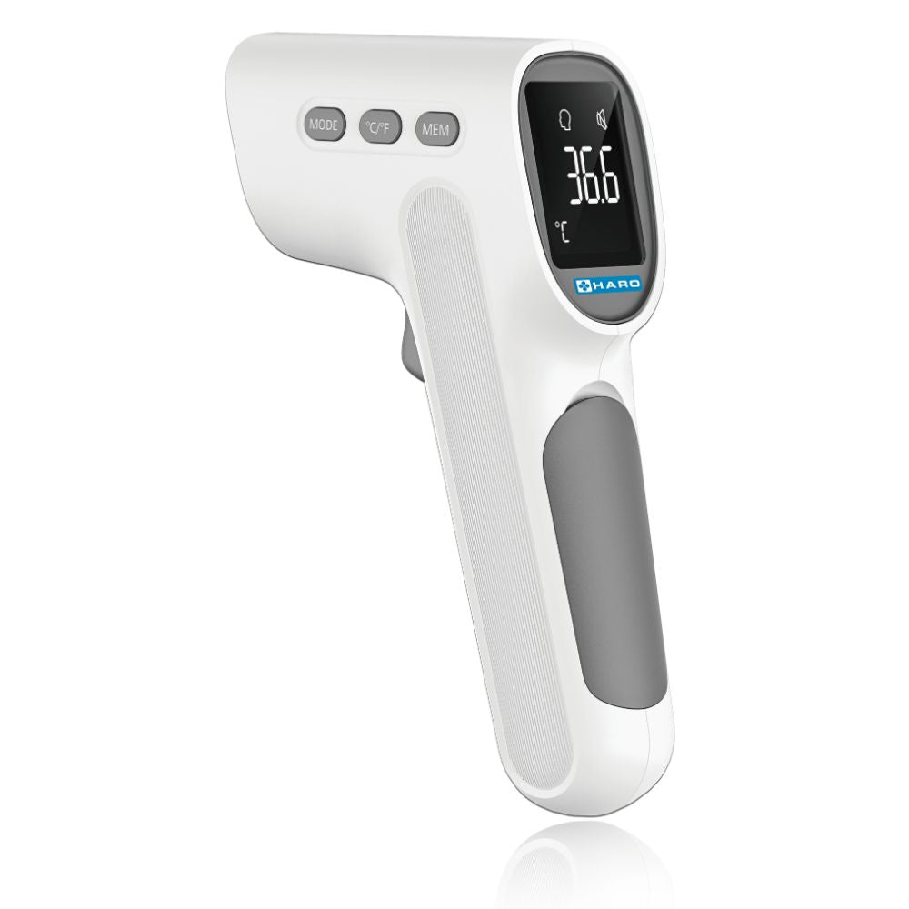 Haro Digitales Infrarot‑Thermometer · Berührungslose Messung + Batterien enthalten – Bild 2