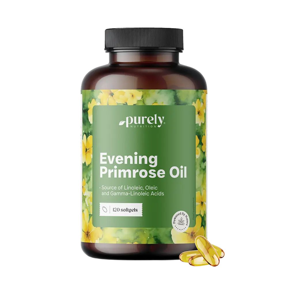 Purely Evening Primrose Oil (Nachtkerzenöl) 1000 mg · 120 Weichkapseln