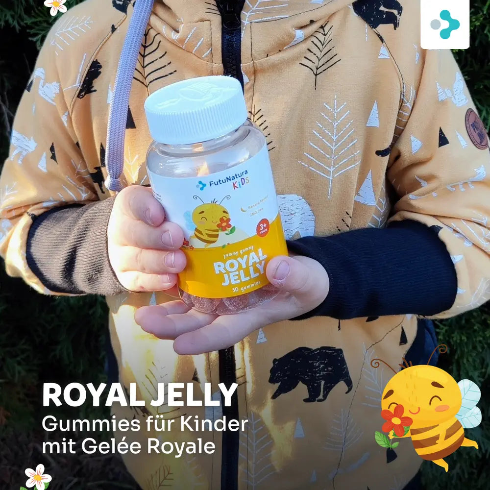 FutuNatura KIDS Bienchen Set (150 Gummibärchen) Omega 3 · Royal · Vitamin C – Bild 2