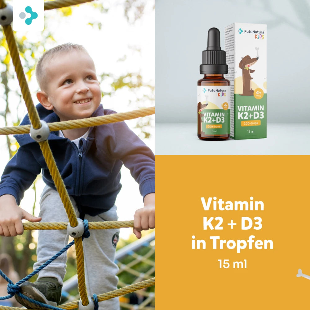 FutuNatura Vitamin K2 + D3 Tropfen für Kinder · 15 ml – Bild 2