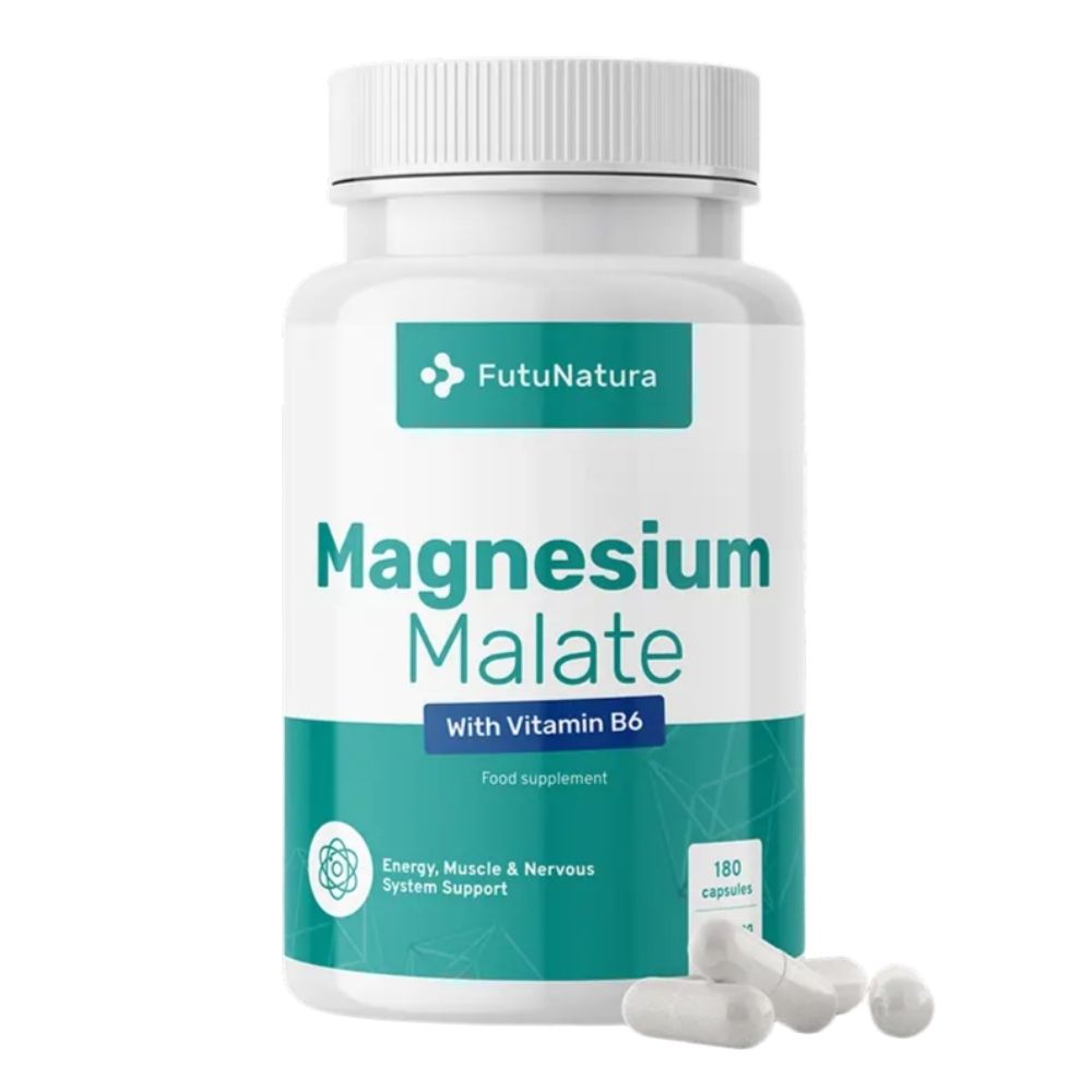 FutuNatura Magnesium-Malat 2000 mg + Vitamin B6 · 180 Kapseln