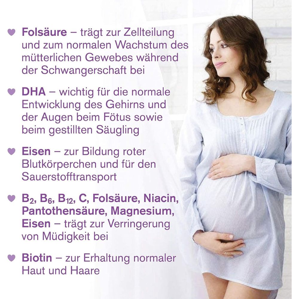 tetesept® Femi Baby für Kinderwunsch, Schwangeren und Stillenden · 1 Monatspackung – Bild 2