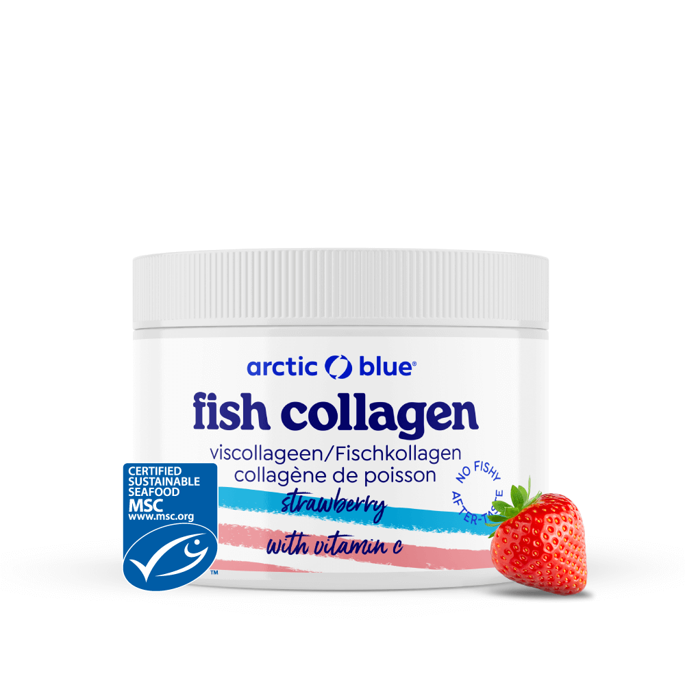 Arctic Blue Fischkollagen-Pulver Erdbeere · 150g