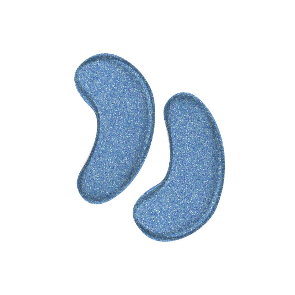 IDC Institute Glitter Augenpads · Blau – Bild 2