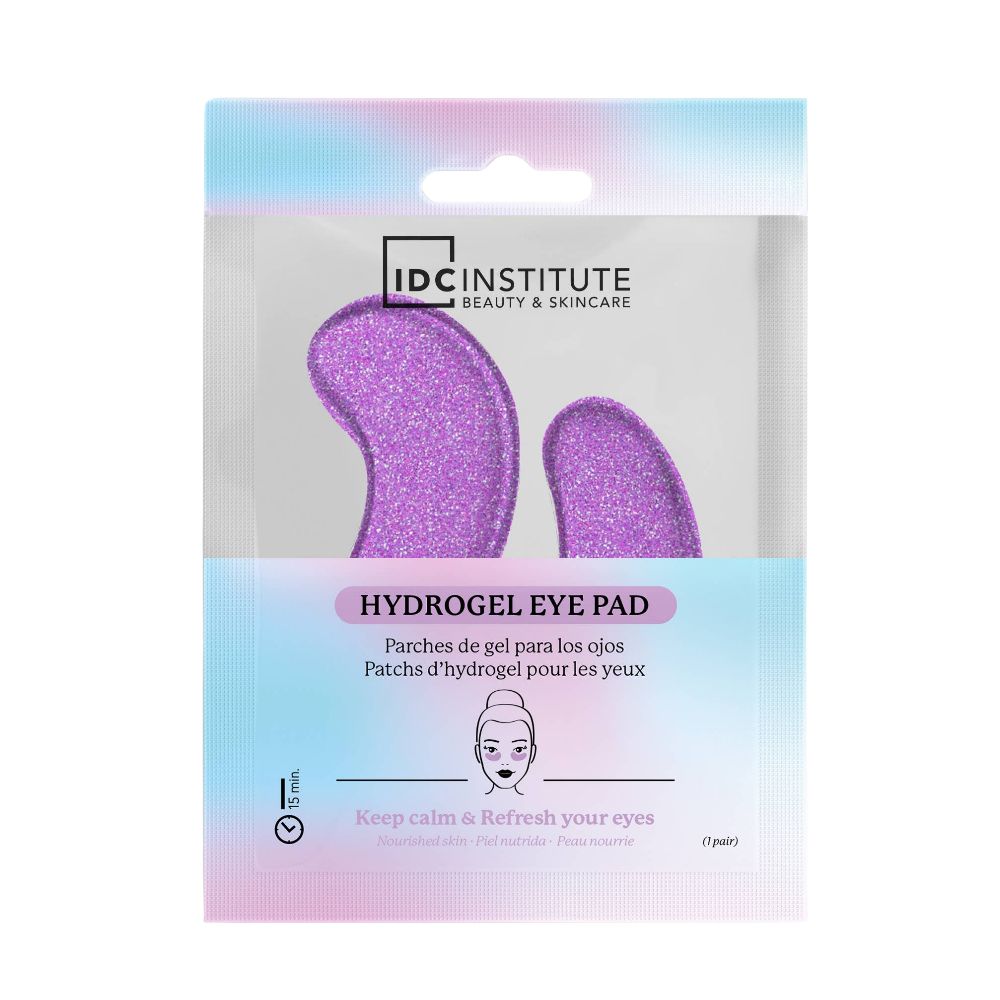 IDC Institute Glitter Augenpads · Violett