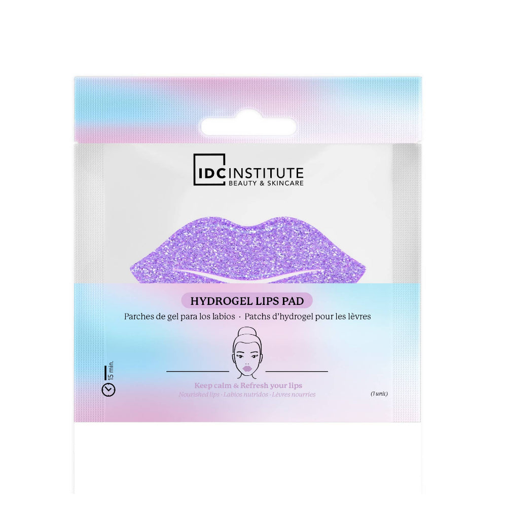 IDC Institute Glitter Lippenpads · Violett