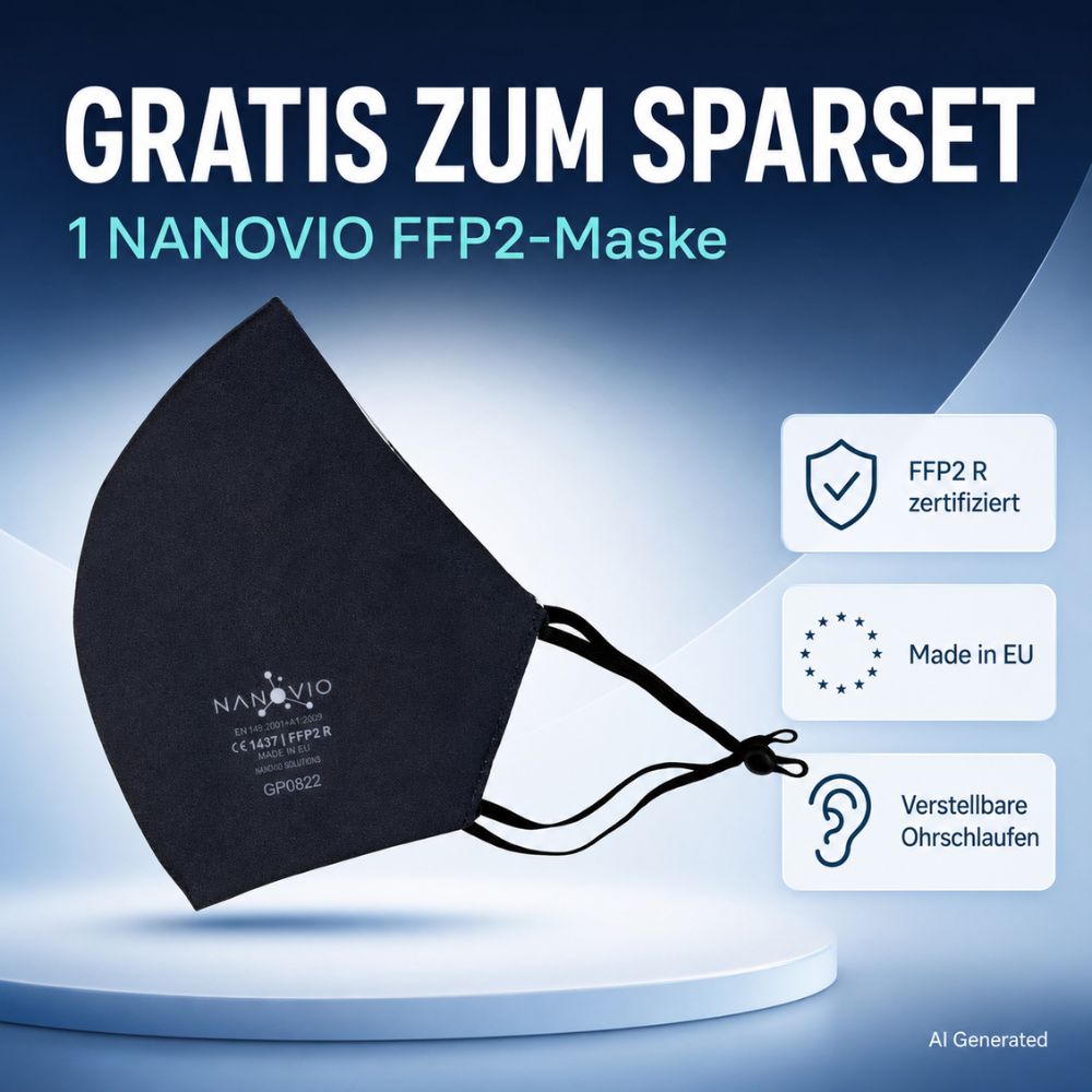 DIAGOTEC FASTEST Strep A – Streptokokken-Selbsttest für zu Hause + Gratis Nanovio FFP2 Maske