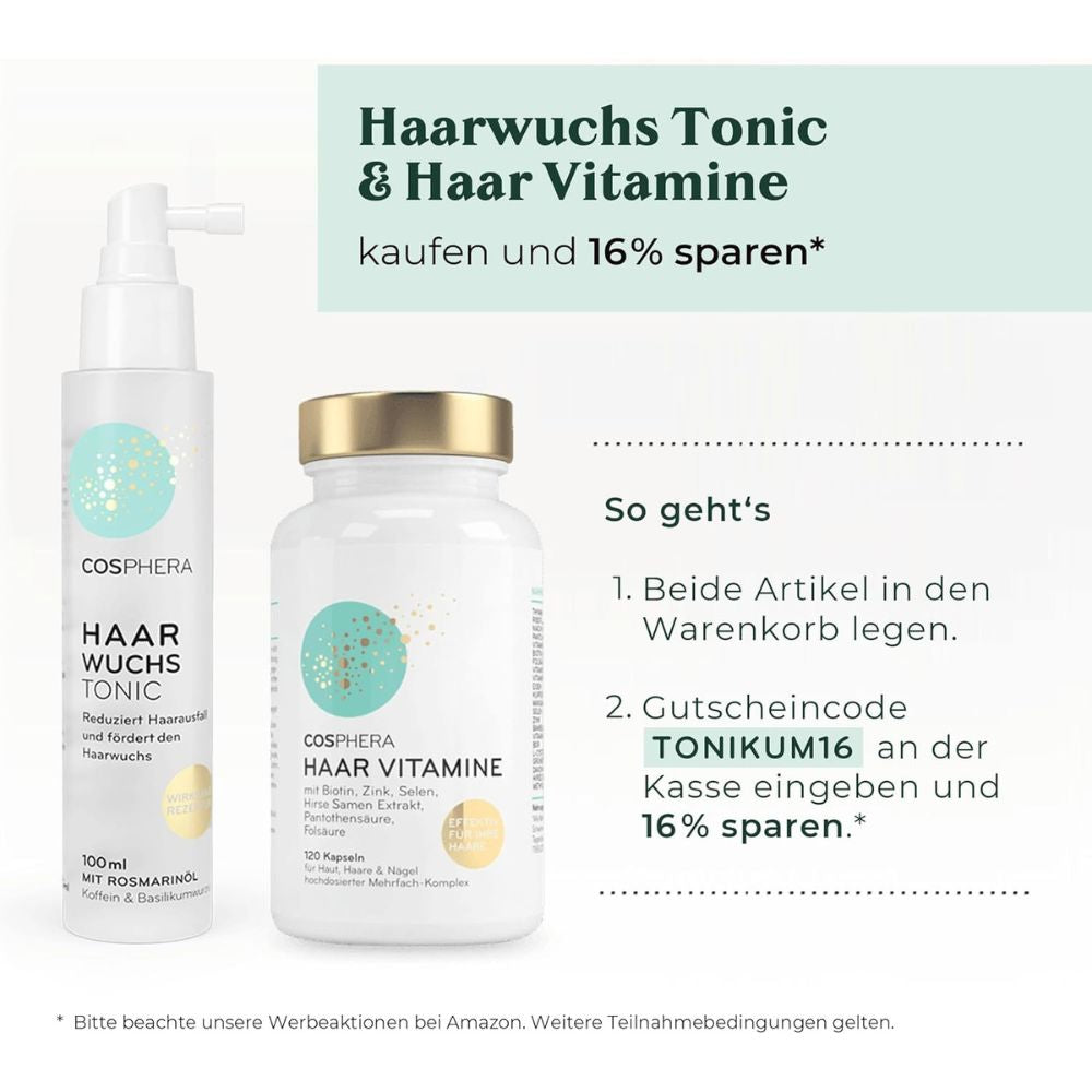 Cosphera Haar Vitamin hochdosierte Kapseln · 120 Stück – Bild 2