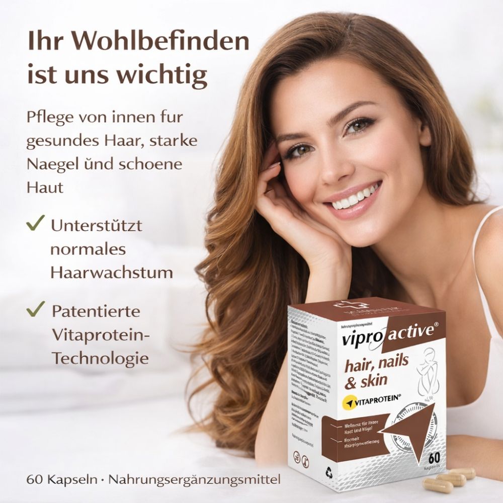 Viproactive Hair, Nails & Skin für gesundes Haar, starke Nägel & strahlende Haut – Bild 2