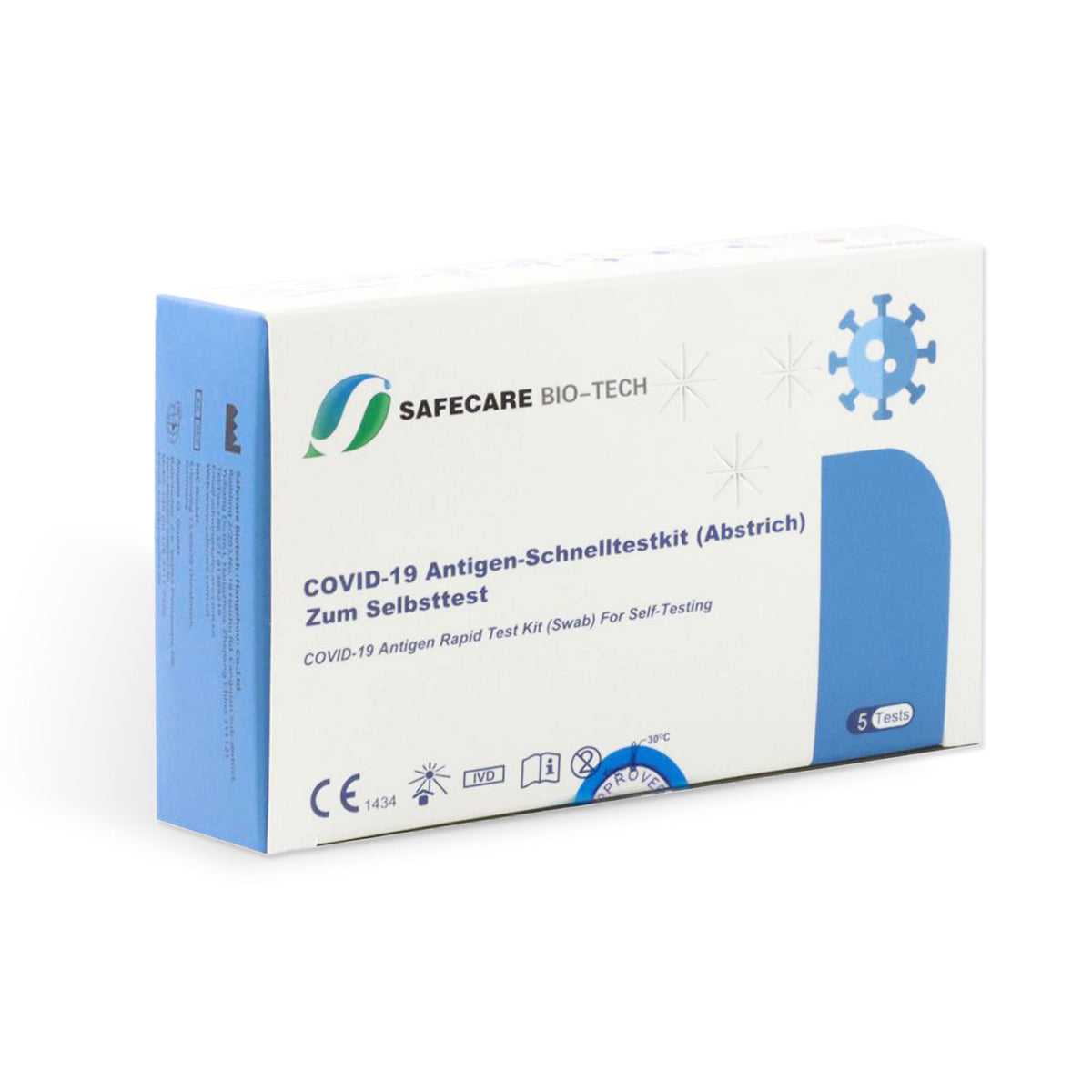 Safecare | Covid-19 Laien-Schnelltest – 5er Box - Apotheken Bestseller!