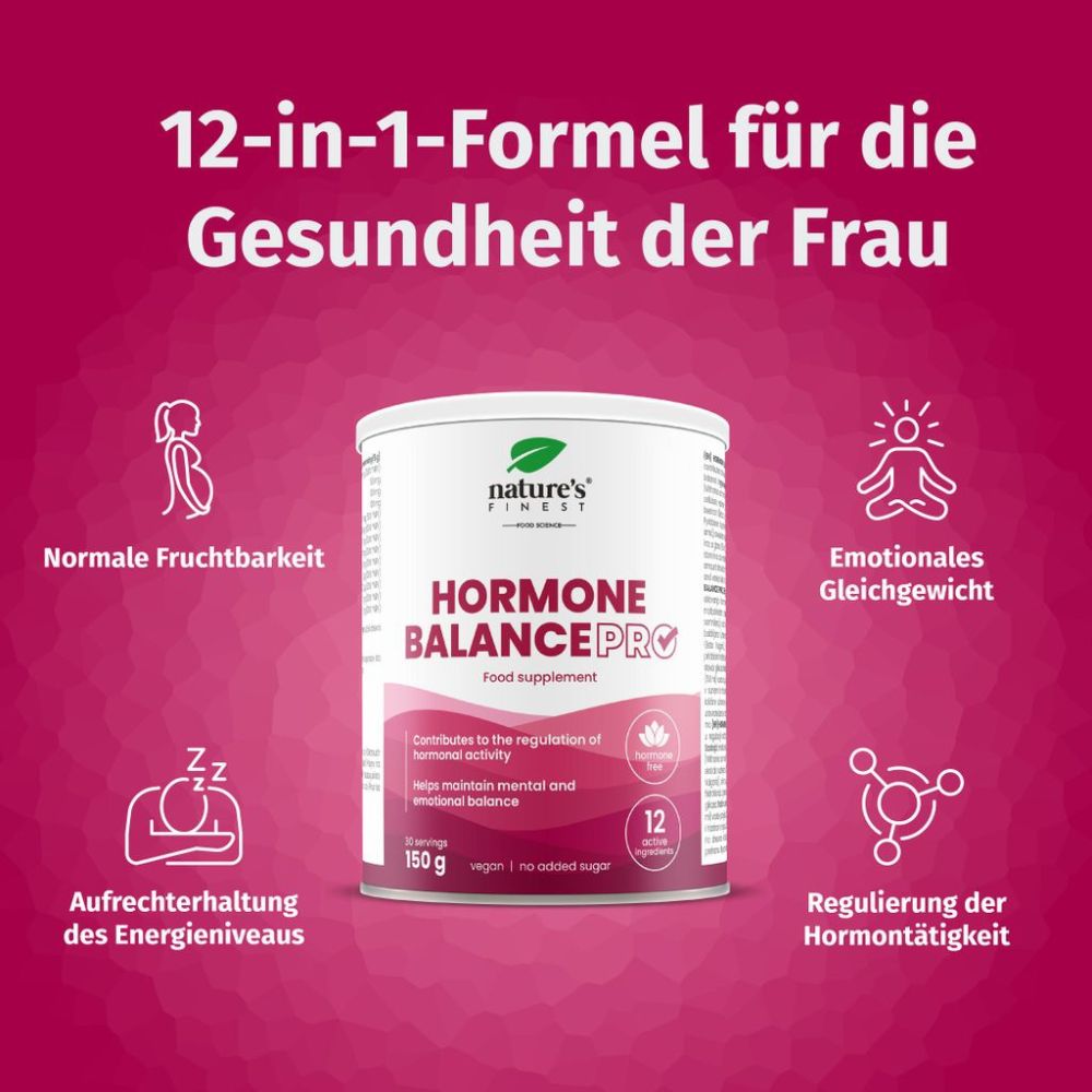 Nature's Finest Hormone Balance PRO für hormonelle Gleichgewicht – Bild 2