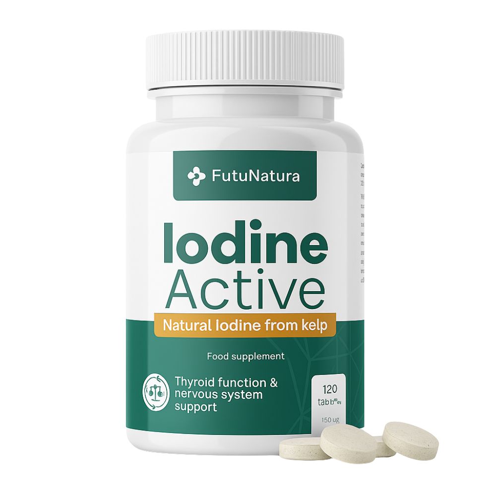 FutuNatura Jod Active · Schilddrüse und Nervensystem · 120 Tabletten