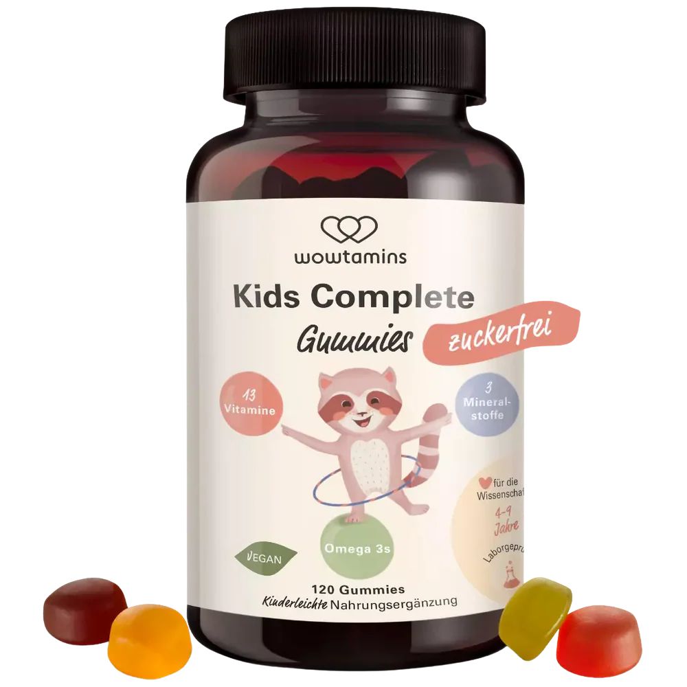 WOWTAMINS Kids Complete Gummies · ZUCKERFREI · 120 Gummies