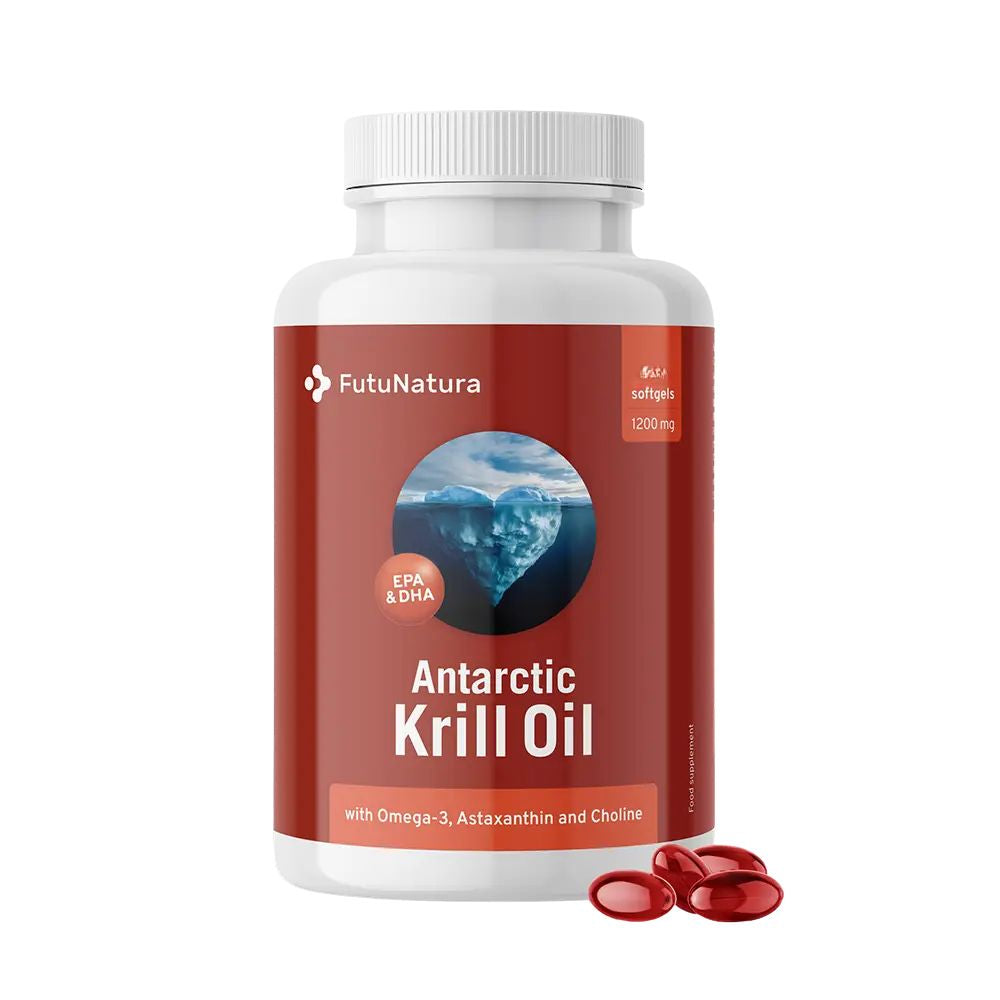 FutuNatura Omega-3 Krillöl für Herz und Leber · 90 / 240 Weichkapseln