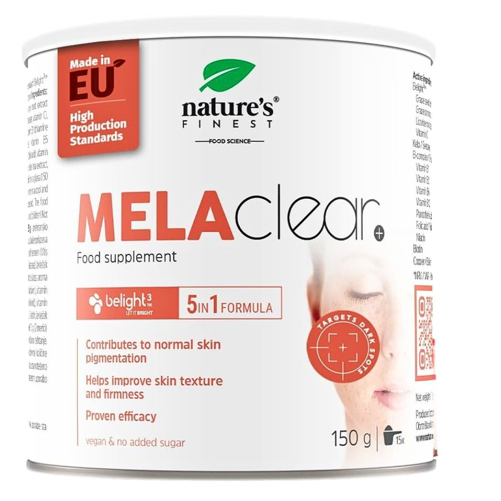 Nature's Finest MELAclear+ gegen Pigmentflecken & für einen ebenmäßigen Hautton