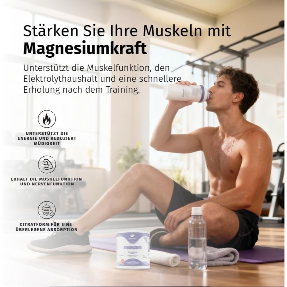 Nature's Finest Magnesium für Muskeln, Knochen & Energie – Bild 2