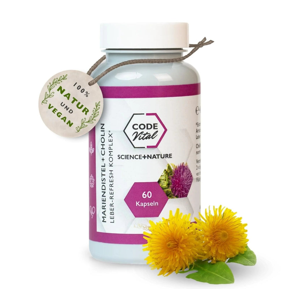 Code Vital Mariendistel + Cholin · LEBER REFRESH KOMPLEX