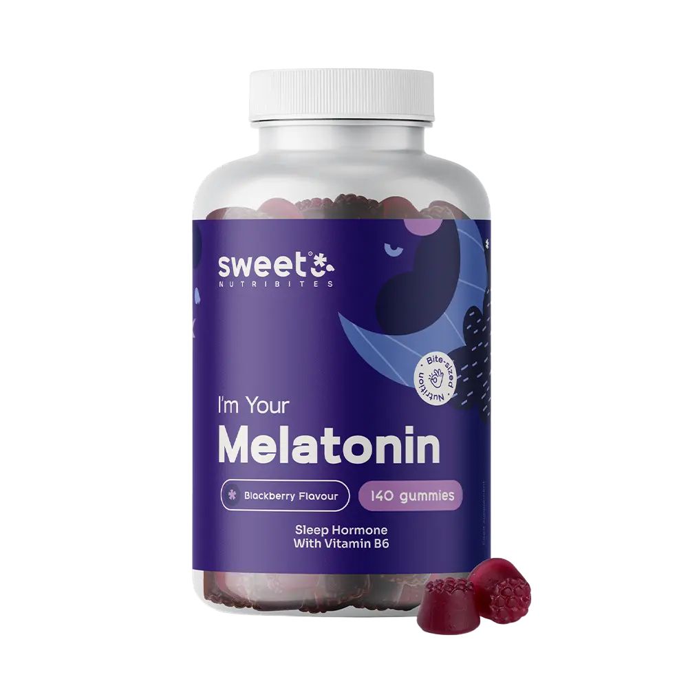 Sweet Nutribites Melatonin 1 mg · Gummibonbons mit dem natürlichen Hormon · 140 Gummibonbons