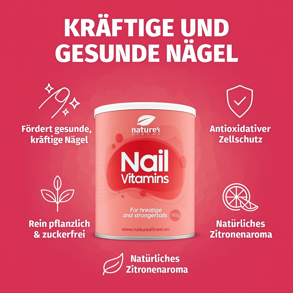 Nature's Finest Nagel Vitamine für starke & gepflegte Nägel – Bild 2