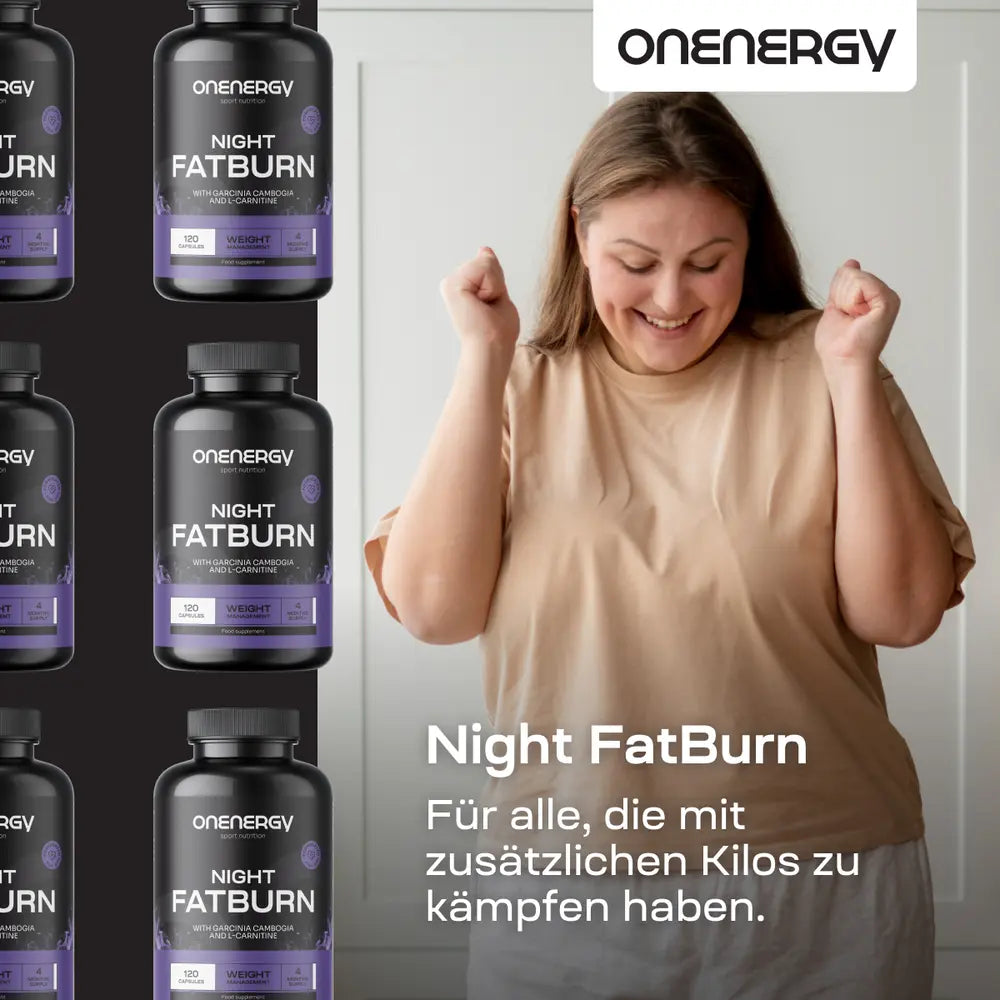 OnEnergy Night FatBurn um den Appetit zu reduzieren · 120 Kapseln – Bild 2