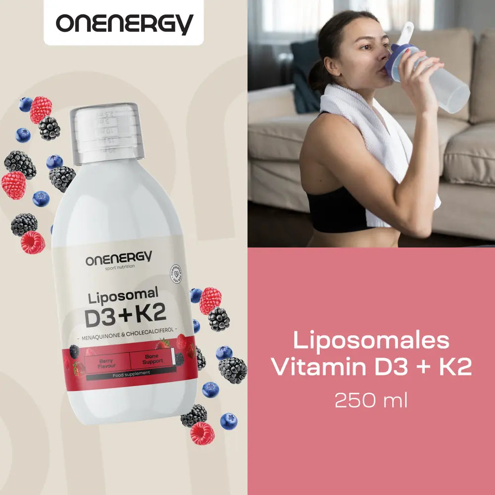 OnEnergy Liposomales Vitamin D3 + K2 · Flüssig · 250 ml – Bild 2