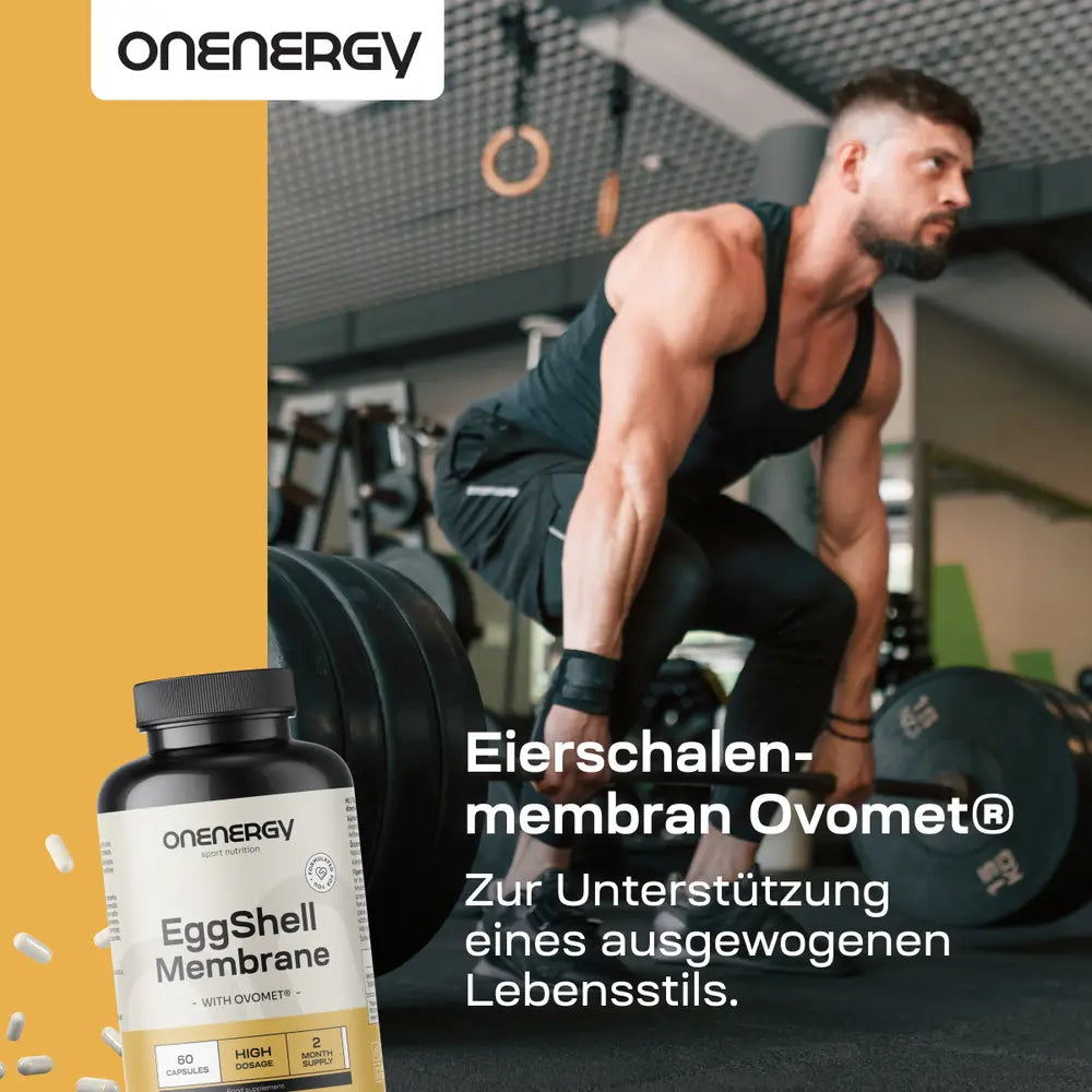 OnEnergy Eierschalenmembran Ovomet® für einen aktiven Alltag · 60 Kapseln – Bild 2