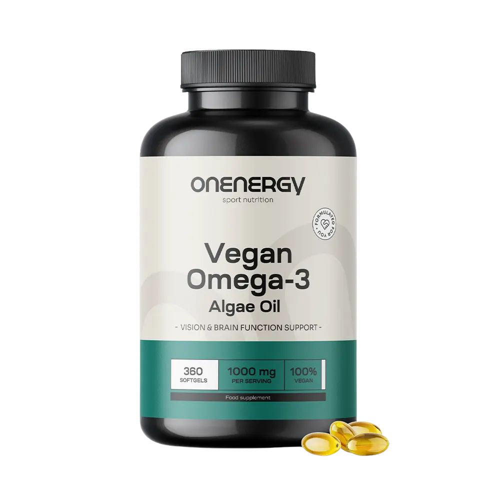 OnEnergy Veganes Omega-3 aus Algen 1000 mg · 360 Weichkapseln