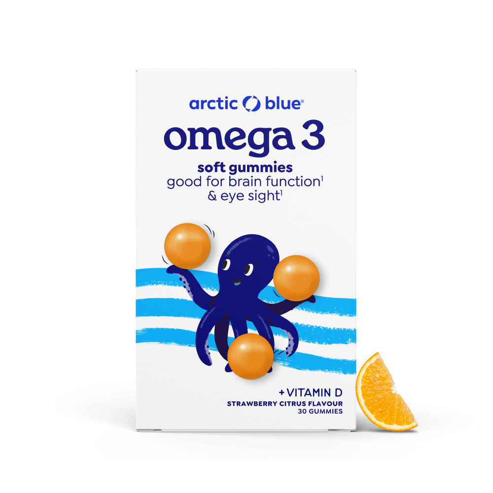 Arctic Blue Omega-3-Gummis DHA + EPA mit Vitamin D3 · MSC (30 Gummibärchen)