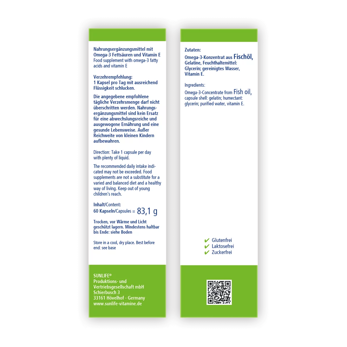 Sunlife Omega-3 1000 mg Kapseln – Bild 5