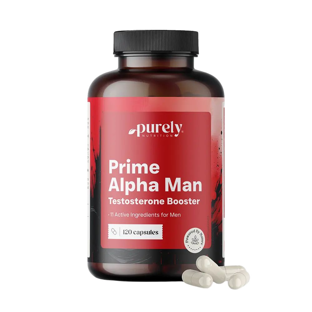 Purely Prime Alpha Man · für einen optimalen Testosteronspiegel im Blut · 120 Kapseln