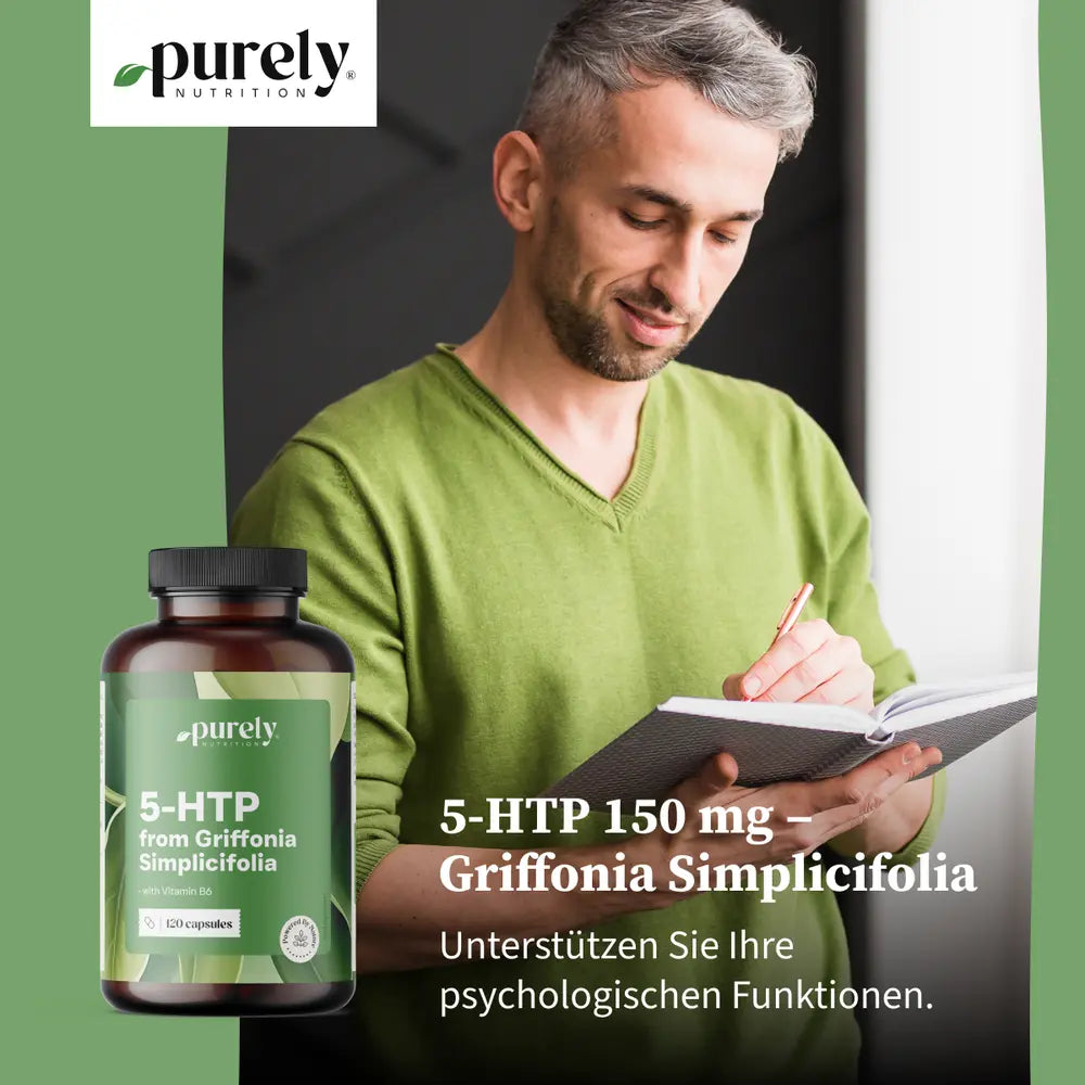 Purely 5-HTP 150 mg · Griffonia simplicifolia · 120 Kapseln – Bild 2