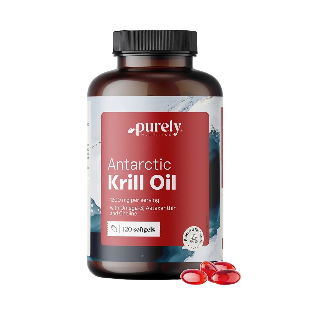 Purely Krillöl 1200 mg für Herz und Leber · 120 Weichkapseln